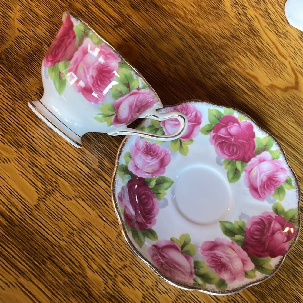 💚7 piece bundle of floral demitasse, coffee, tea cup & saucer espresso w/stand - Picture 10 of 11
